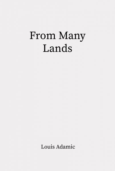 Cover of From Many Lands