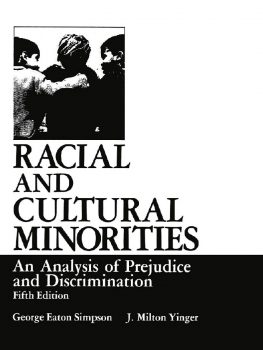 Cover of Racial and Cultural Minorities